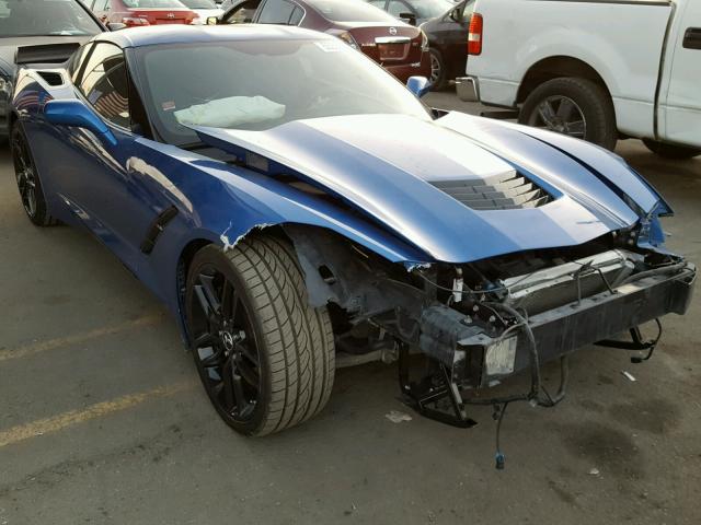 1G1YL2D7XE5104592 - 2014 CHEVROLET CORVETTE S BLUE photo 1