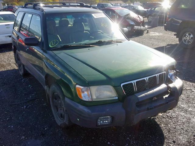 JF1SF63592H742487 - 2002 SUBARU FORESTER L GREEN photo 1