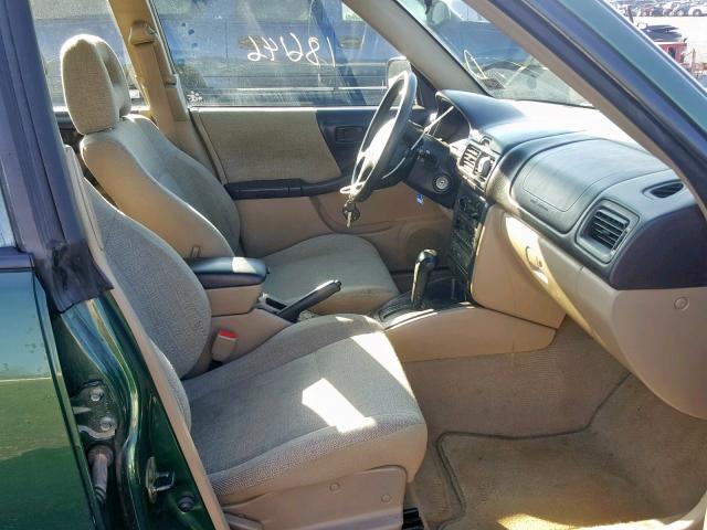 JF1SF63592H742487 - 2002 SUBARU FORESTER L GREEN photo 5