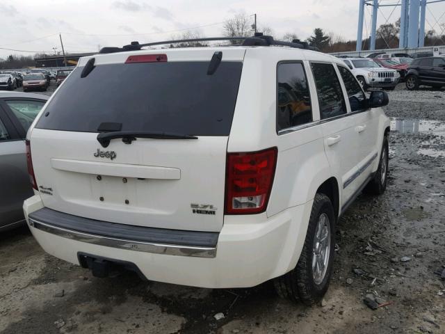 1J8HR58216C311867 - 2006 JEEP GRAND CHER WHITE photo 4