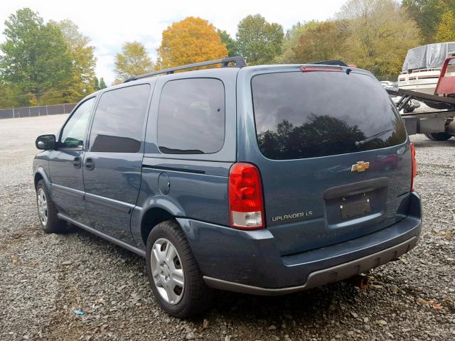 1GNDV23167D117563 - 2007 CHEVROLET UPLANDER L BLUE photo 3