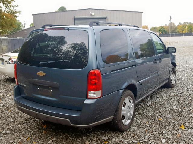 1GNDV23167D117563 - 2007 CHEVROLET UPLANDER L BLUE photo 4