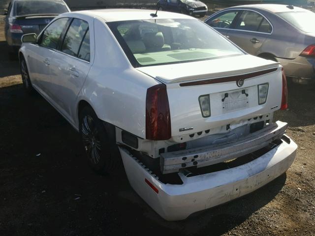 1G6DC67A250180859 - 2005 CADILLAC STS WHITE photo 3