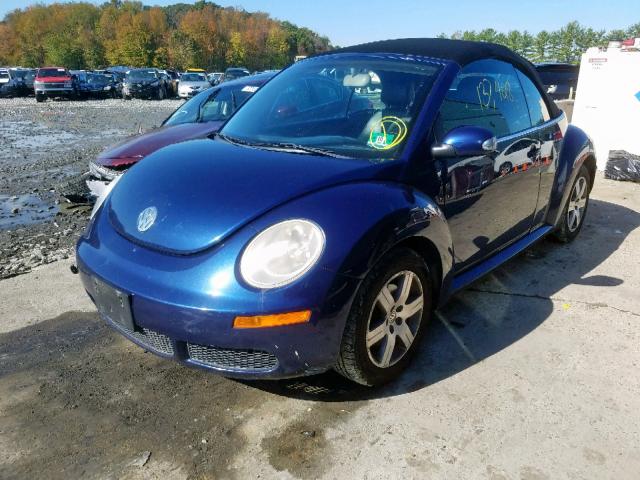 3VWRF31Y76M328658 - 2006 VOLKSWAGEN NEW BEETLE 蓝色 照片 2