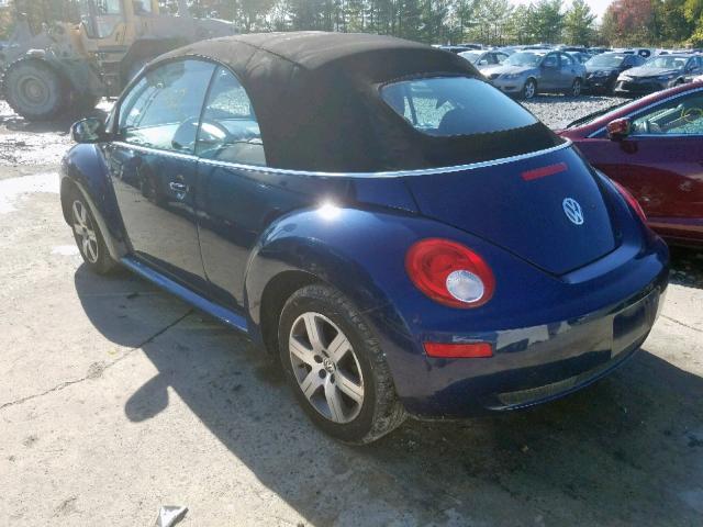 3VWRF31Y76M328658 - 2006 VOLKSWAGEN NEW BEETLE 蓝色 照片 3
