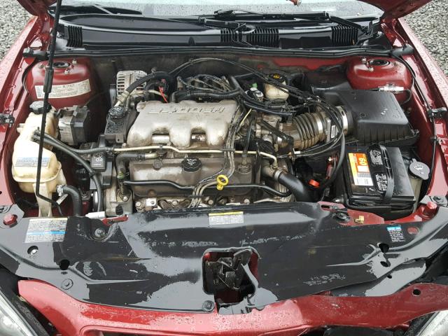 1G2NE52E85M155705 - 2005 PONTIAC GRAND AM S MAROON photo 7