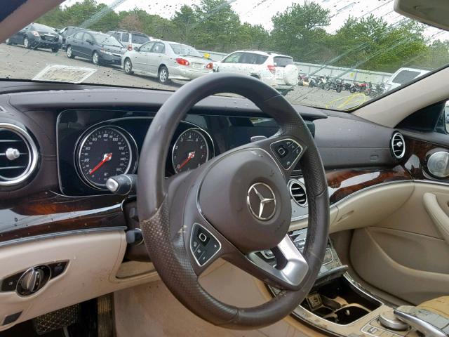 WDDZF4KB8HA068568 - 2017 MERCEDES-BENZ E 300 4MAT GRAY photo 9