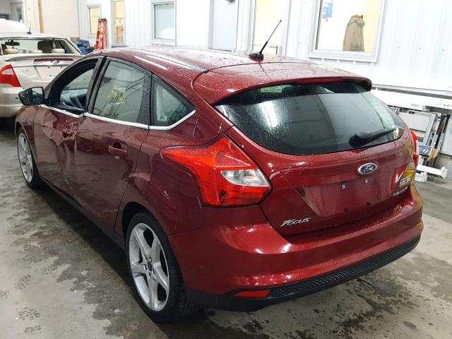 1FADP3N20DL231421 - 2013 FORD FOCUS TITA BURGUNDY photo 3