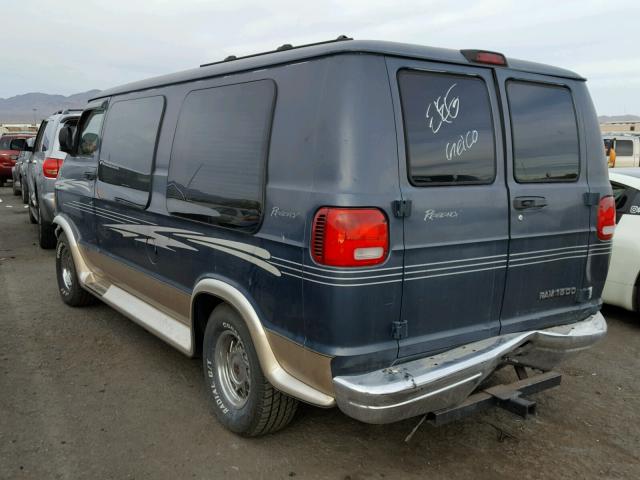 2B6HB11Y82K143145 - 2002 DODGE RAM VAN B1 BLUE photo 3