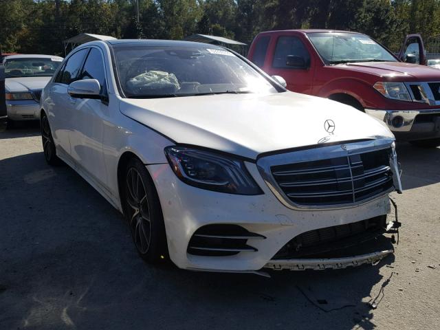 WDDUG8DB8JA386241 - 2018 MERCEDES-BENZ S 560 WHITE photo 1