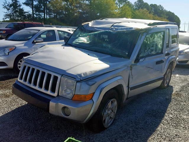 1J8HH48K26C204405 - 2006 JEEP COMMANDER 银色 照片 2