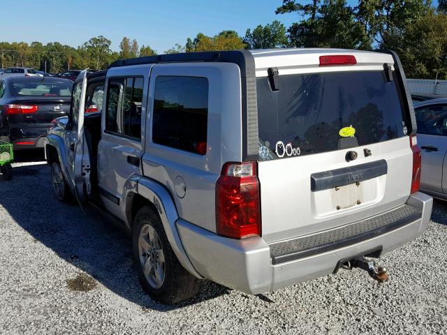 1J8HH48K26C204405 - 2006 JEEP COMMANDER 银色 照片 3