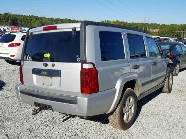 1J8HH48K26C204405 - 2006 JEEP COMMANDER 银色 照片 4