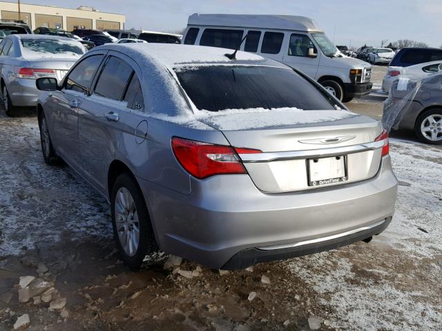 1C3CCBAB6EN214036 - 2014 CHRYSLER 200 LX SILVER photo 3