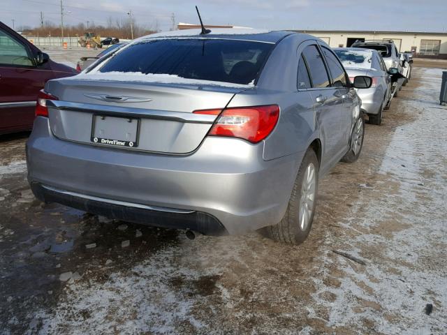 1C3CCBAB6EN214036 - 2014 CHRYSLER 200 LX SILVER photo 4