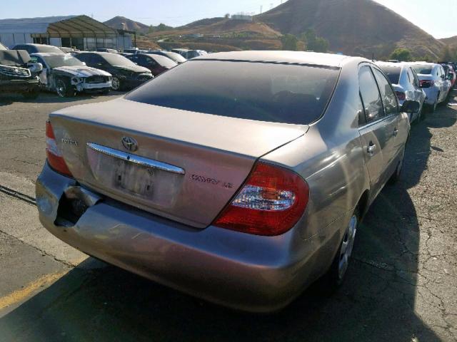 4T1BE32K94U794775 - 2004 TOYOTA CAMRY LE GOLD photo 4
