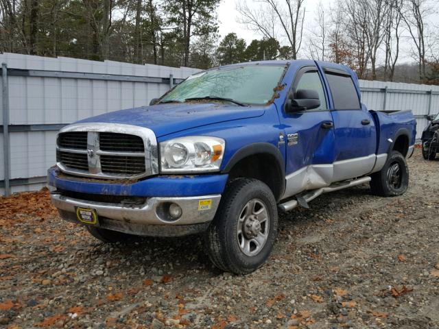 3D7KS29AX7G849056 - 2007 DODGE RAM 2500 BLUE photo 2