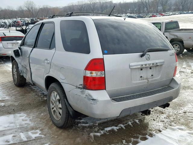 2HNYD18883H515068 - 2003 ACURA MDX TOURIN SILVER photo 3