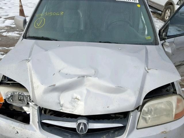 2HNYD18883H515068 - 2003 ACURA MDX TOURIN SILVER photo 7