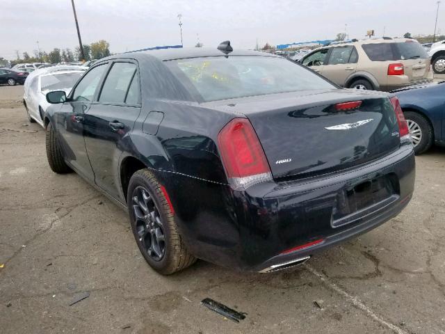 2C3CCAGG2KH648536 - 2019 CHRYSLER 300 S BLACK photo 3