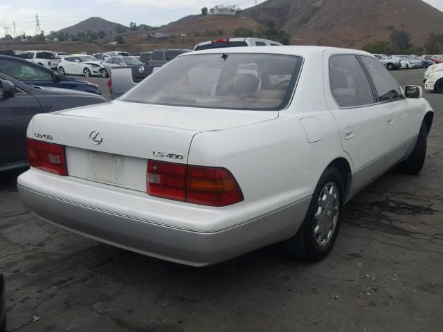 JT8UF22EXS0005244 - 1995 LEXUS LS 400 WHITE photo 4