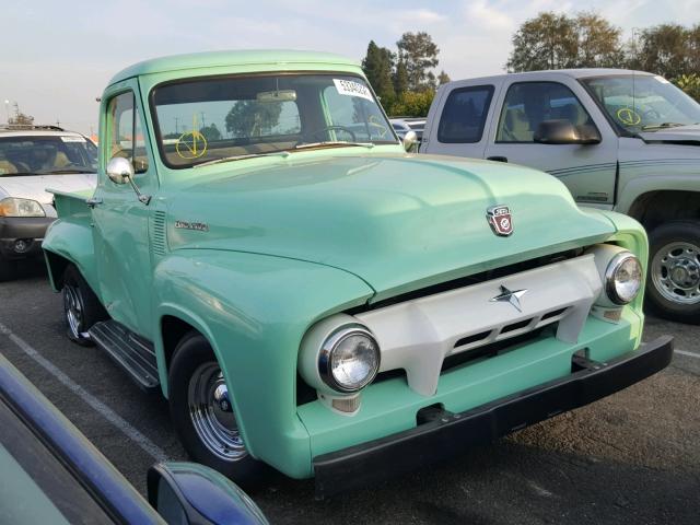 F10D4R22444 - 1954 FORD F100 TEAL photo 1