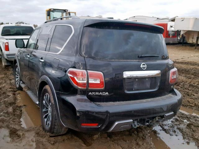 JN8AY2NC2KX511476 - 2019 NISSAN ARMADA SL BLACK photo 3