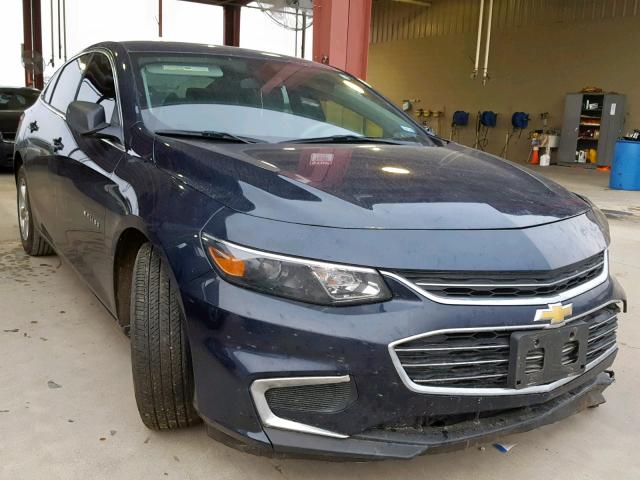 1G1ZB5ST0JF202740 - 2018 CHEVROLET MALIBU LS BLUE photo 1