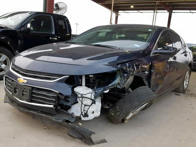 1G1ZB5ST0JF202740 - 2018 CHEVROLET MALIBU LS BLUE photo 2