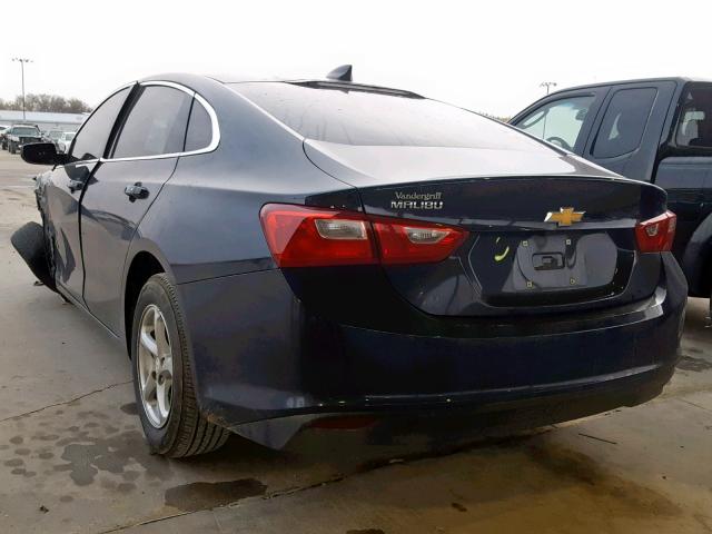 1G1ZB5ST0JF202740 - 2018 CHEVROLET MALIBU LS BLUE photo 3