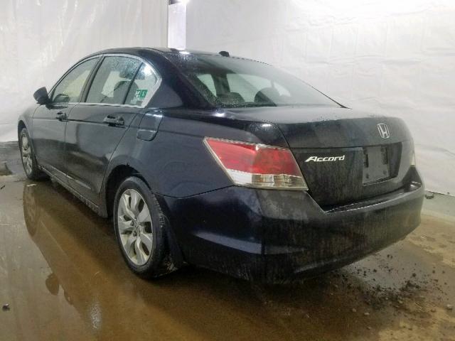 1HGCP25868A012972 - 2008 HONDA ACCORD EXL BLACK photo 3