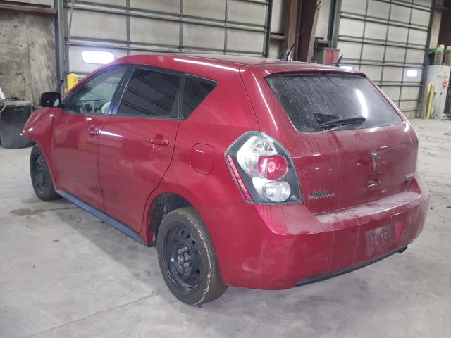 5Y2SP67859Z468284 - 2009 PONTIAC VIBE RED photo 3