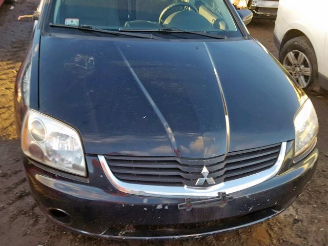 4A3AB26FX7E028372 - 2007 MITSUBISHI GALANT DE BLACK photo 7