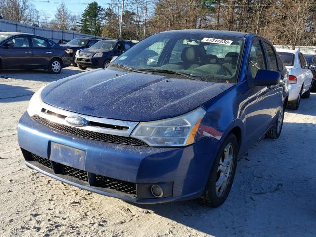 1FAHP36N89W162848 - 2009 FORD FOCUS SES BLUE photo 2