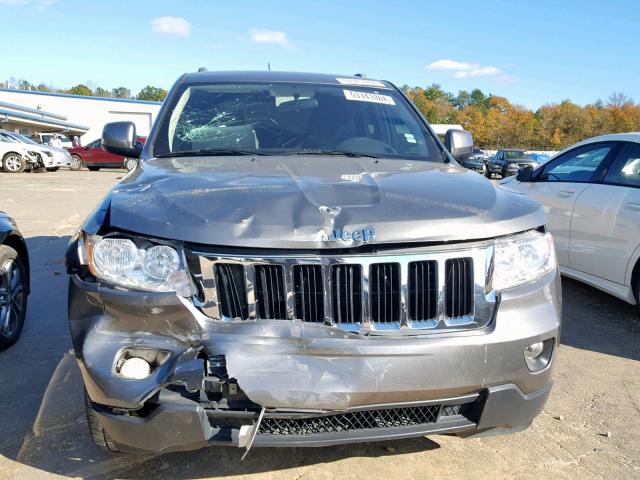 1C4RJEAGXCC236512 - 2012 JEEP GRAND CHER GRAY photo 9