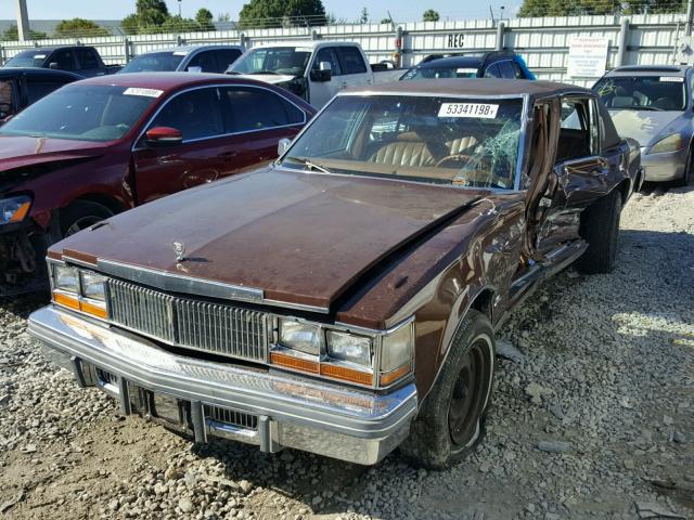 6S69B8Q472893 - 1978 CADILLAC SEVILLE BROWN photo 2