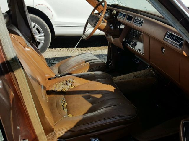 6S69B8Q472893 - 1978 CADILLAC SEVILLE BROWN photo 5