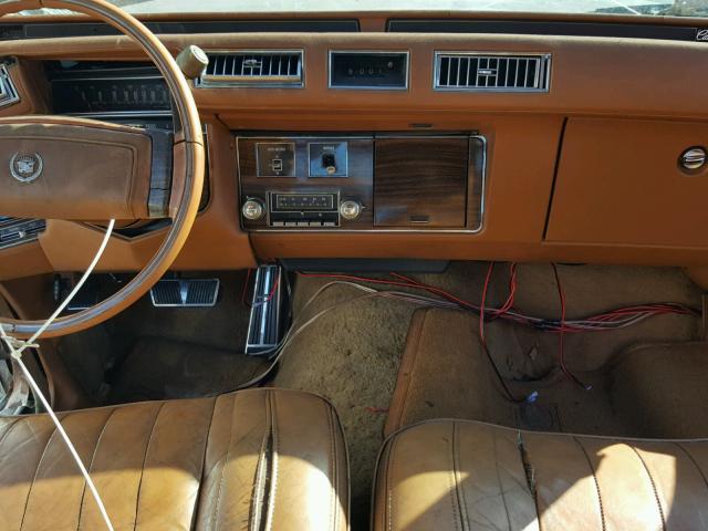 6S69B8Q472893 - 1978 CADILLAC SEVILLE BROWN photo 9