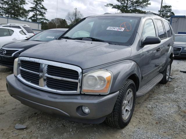 1D4HD48KX6F192282 - 2006 DODGE DURANGO SL GRAY photo 2