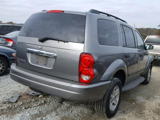 1D4HD48KX6F192282 - 2006 DODGE DURANGO SL GRAY photo 4