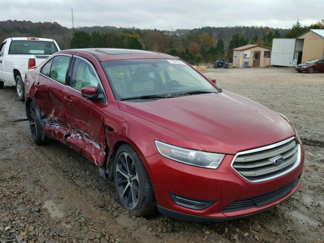 1FAHP2E88EG170975 - 2014 FORD TAURUS SEL RED photo 1