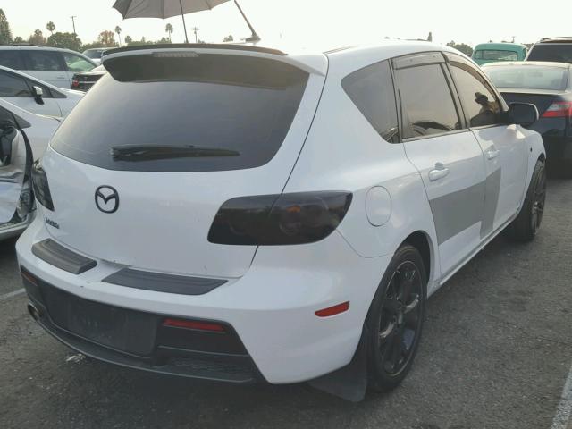 JM1BK344891243595 - 2009 MAZDA 3 S WHITE photo 4