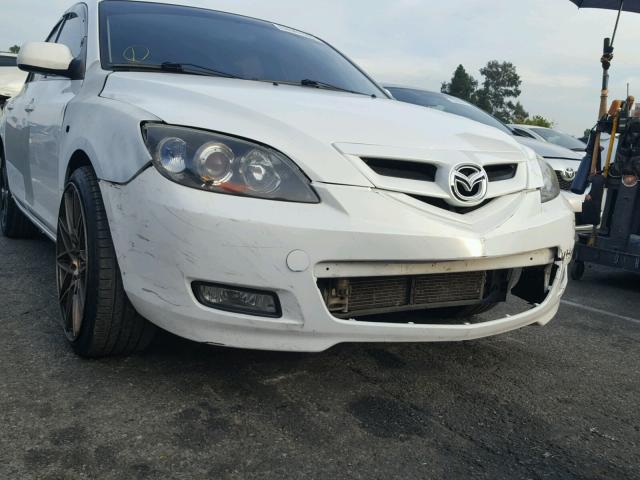 JM1BK344891243595 - 2009 MAZDA 3 S WHITE photo 9