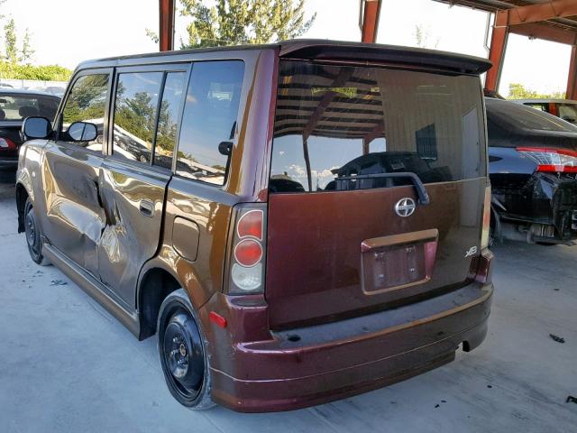 JTLKT324X64123151 - 2006 TOYOTA SCION XB 棕色 照片 3