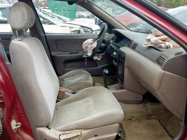 1N4AB41D5TC740398 - 1996 NISSAN SENTRA E BURGUNDY photo 5