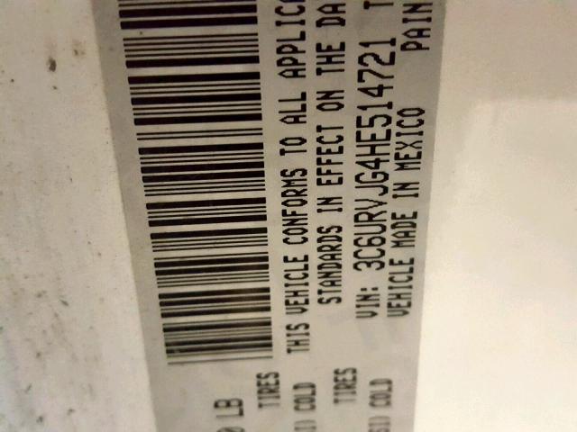 3C6URVJG4HE514721 - 2017 RAM PROMASTER 白色 照片 10