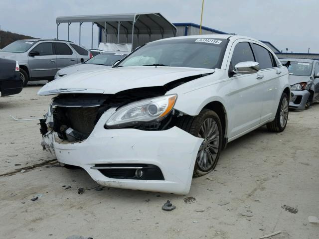 1C3BC2FB9BN571999 - 2011 CHRYSLER 200 LIMITE WHITE photo 2