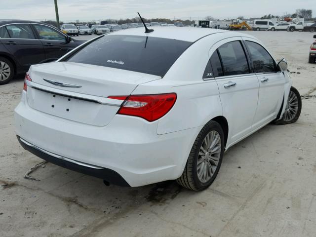 1C3BC2FB9BN571999 - 2011 CHRYSLER 200 LIMITE WHITE photo 4