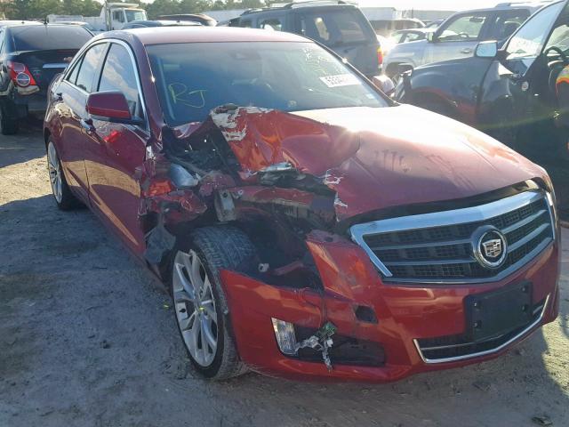 1G6AC5S39D0122980 - 2013 CADILLAC ATS PERFOR RED photo 1