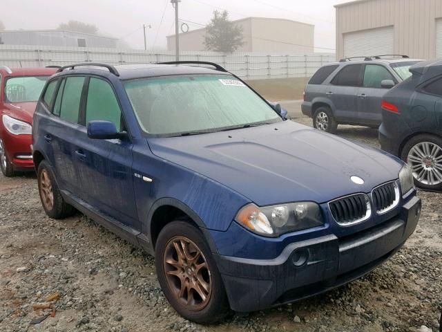 WBXPA73455WC52257 - 2005 BMW X3 2.5I BLUE photo 1